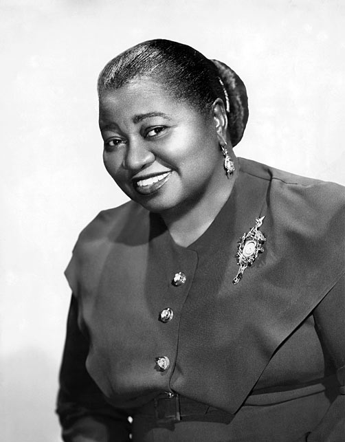 A promotional photo of groundbreaking Oscar-winning actress Hattie McDaniel. Photo via Wikipedia Commons.