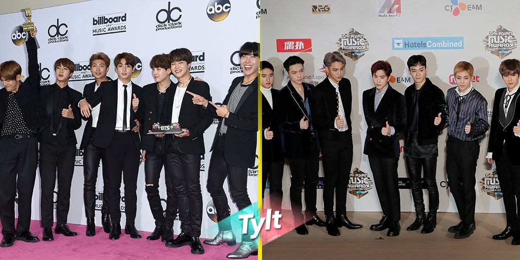 Favorite K-pop boy group: BTS or EXO? | The Tylt